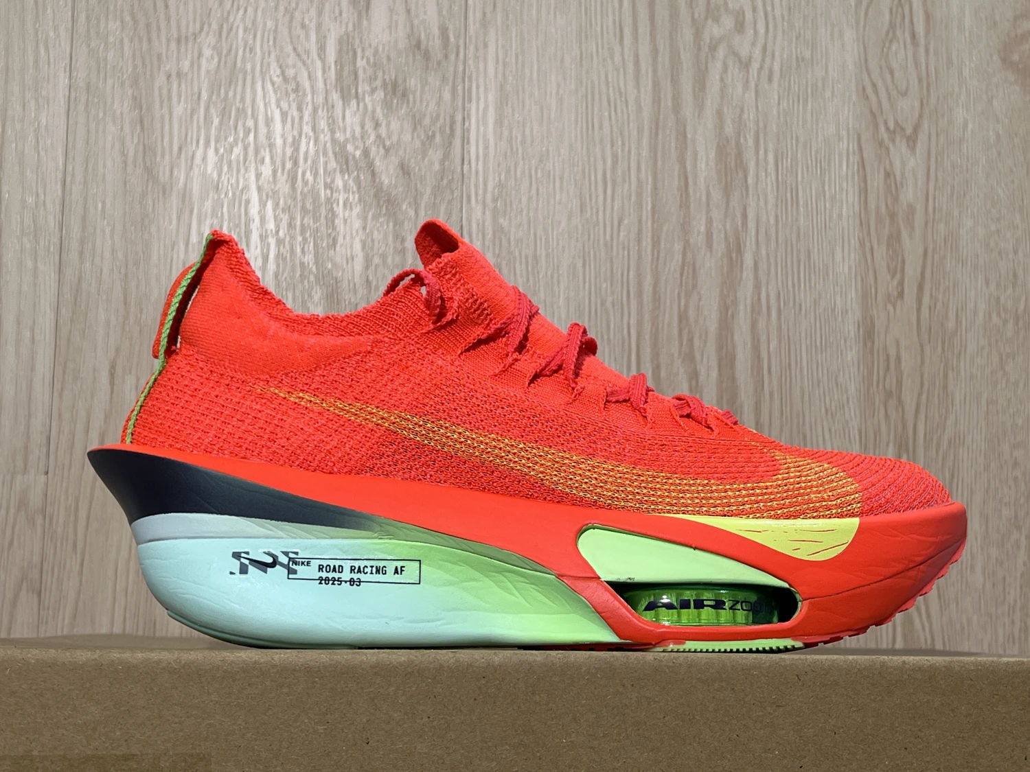 Nike Air Zoom Alphafly 3 Racing Sneakers – Neon Red Mint Green