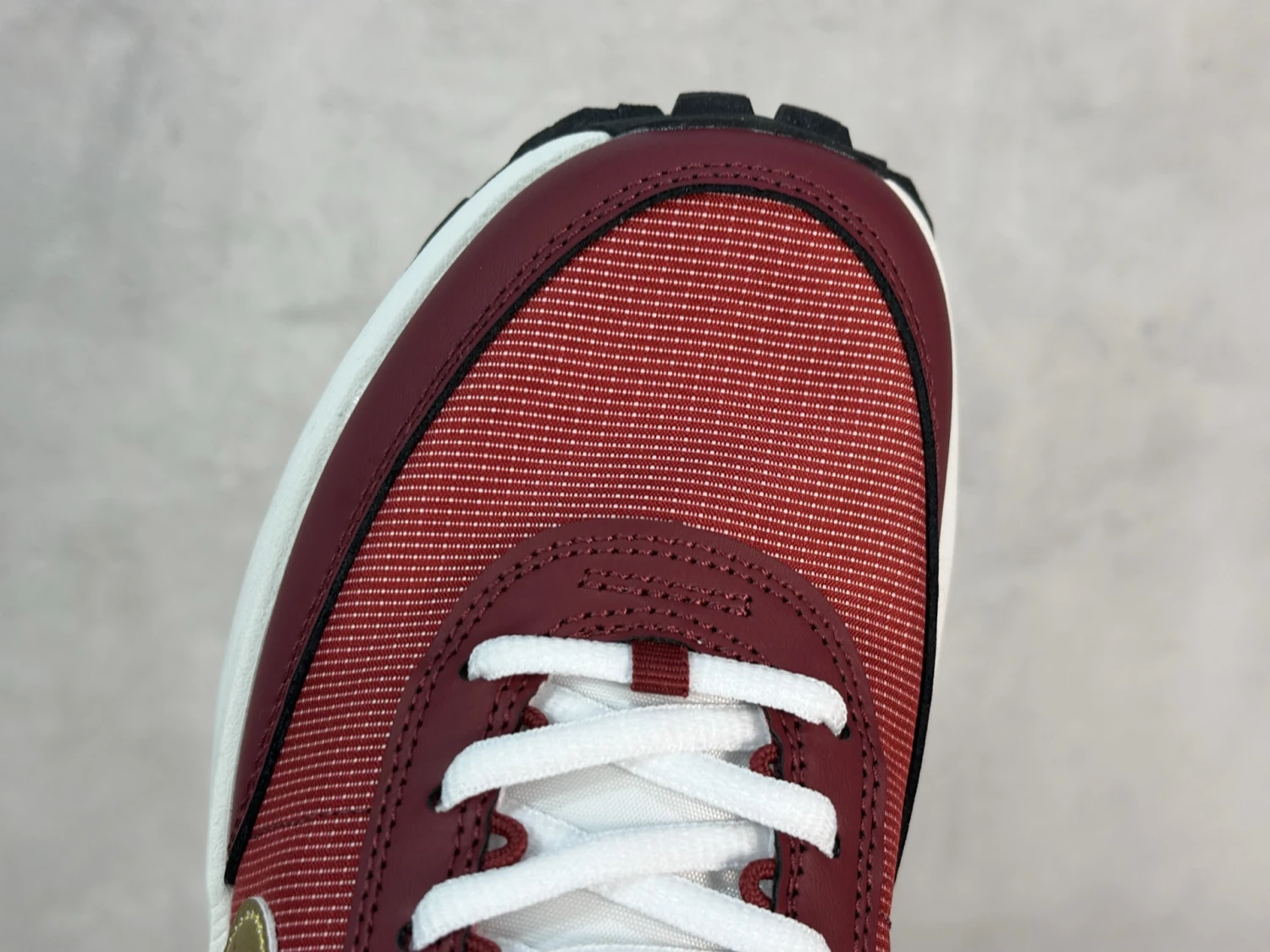 Nike Air Max 1 – Deep Burgundy Red & Metallic Gold