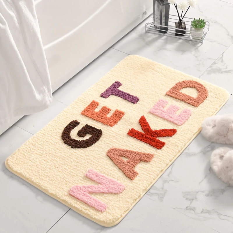 Rainbow Get Naked Bath Mat