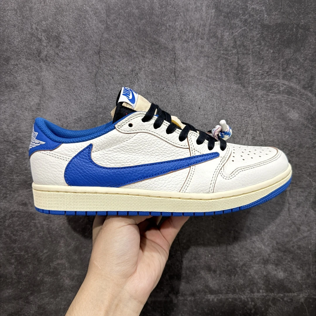 Nike SB x Air Jordan 1 Low "Sail, Royal Blue & Brown" – Men's Premium Skate Sneakers