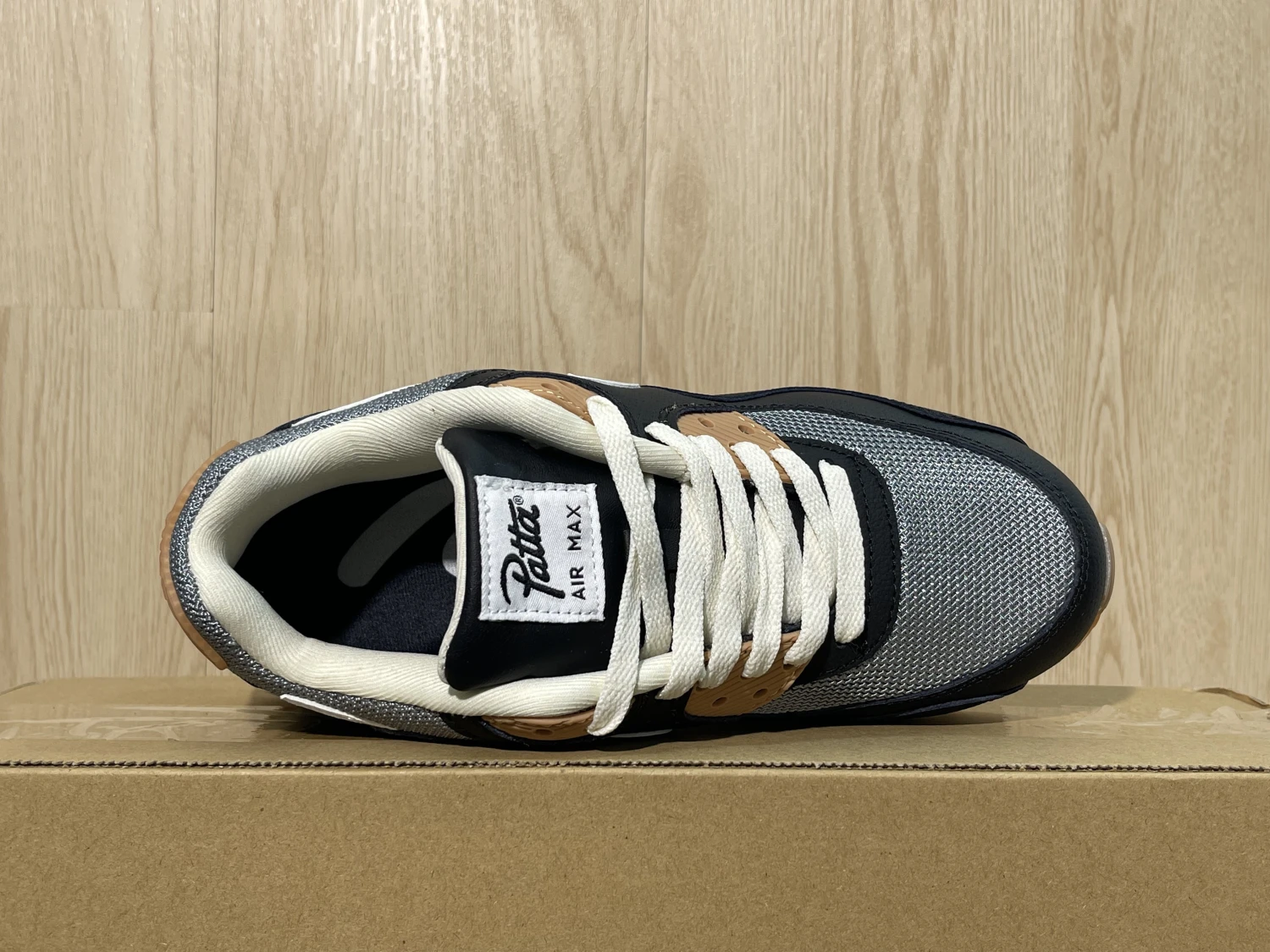 Nike Air Max 90 Classic Street Sneakers – Black Grey Caramel Brown