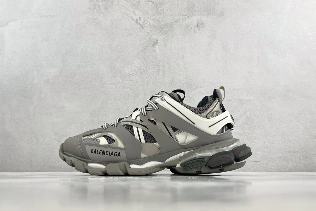 Balenciaga Defender Sneaker Grey Silver Luxury Trail Shoe