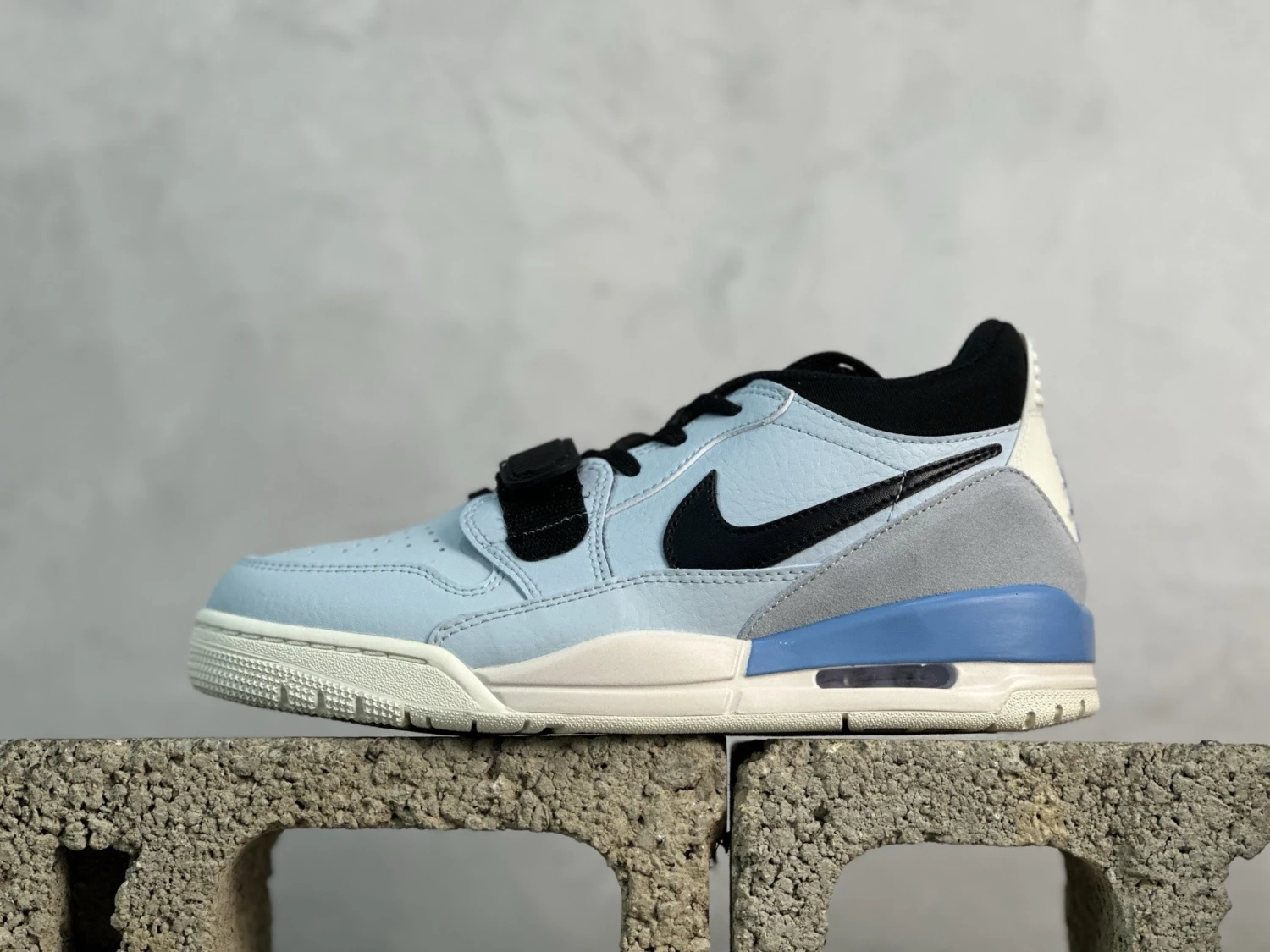 Air Jordan Legacy 312 Low "Light Grey, Black & Blue" Premium Sneakers
