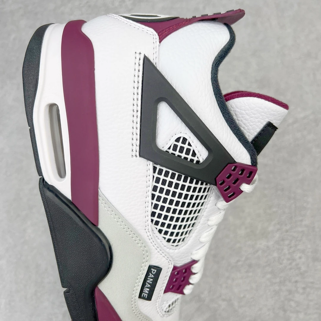 Air Jordan 4 Retro Sneakers – White Bordeaux