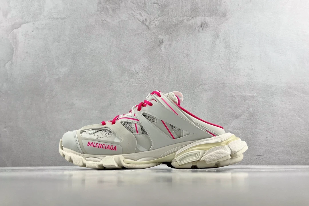Balenciaga Track Sneakers “White / Grey / Hot Pink”