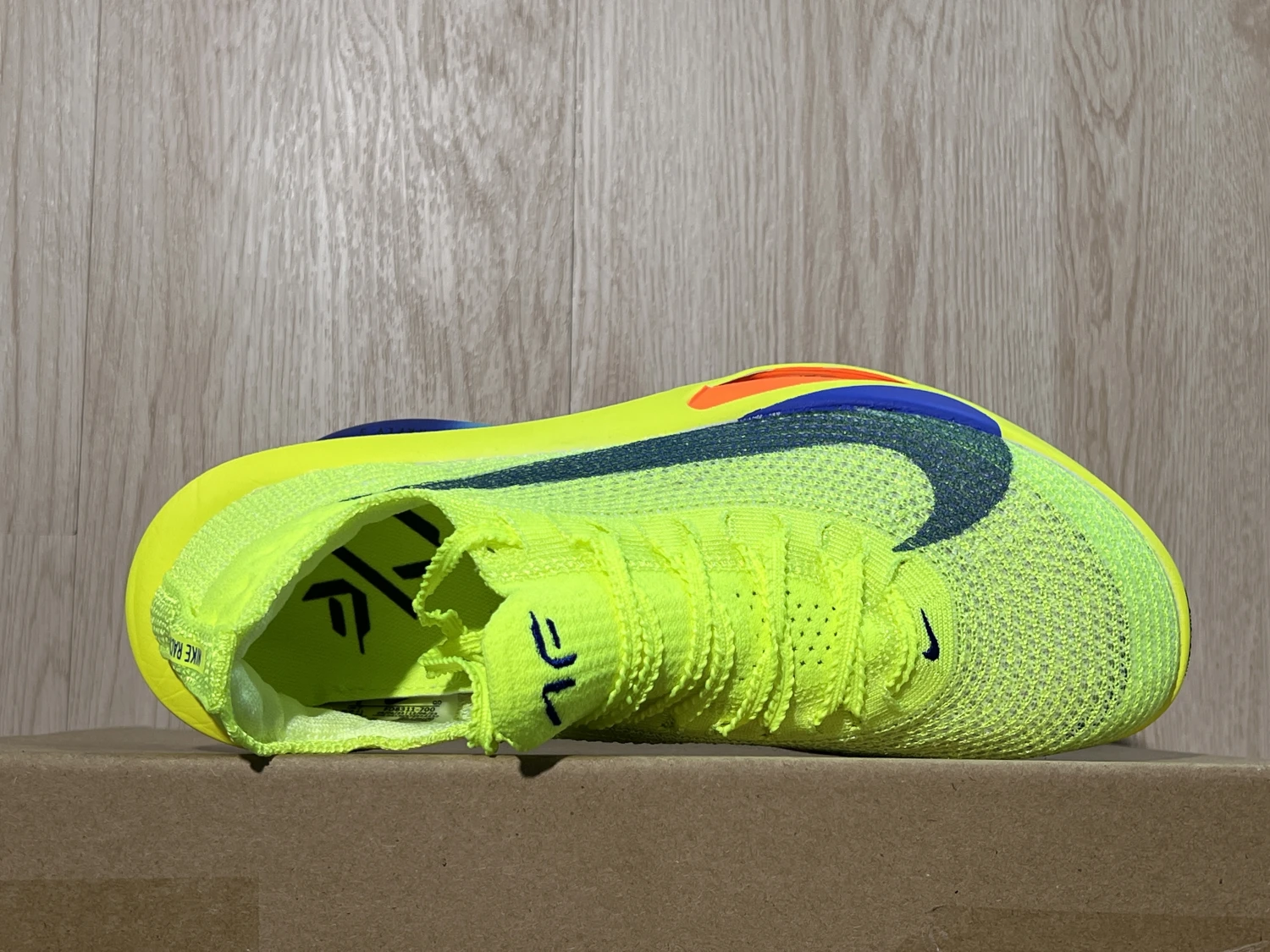 Nike Air Zoom Alphafly 3 Performance Sneakers – Volt Yellow Blue Orange