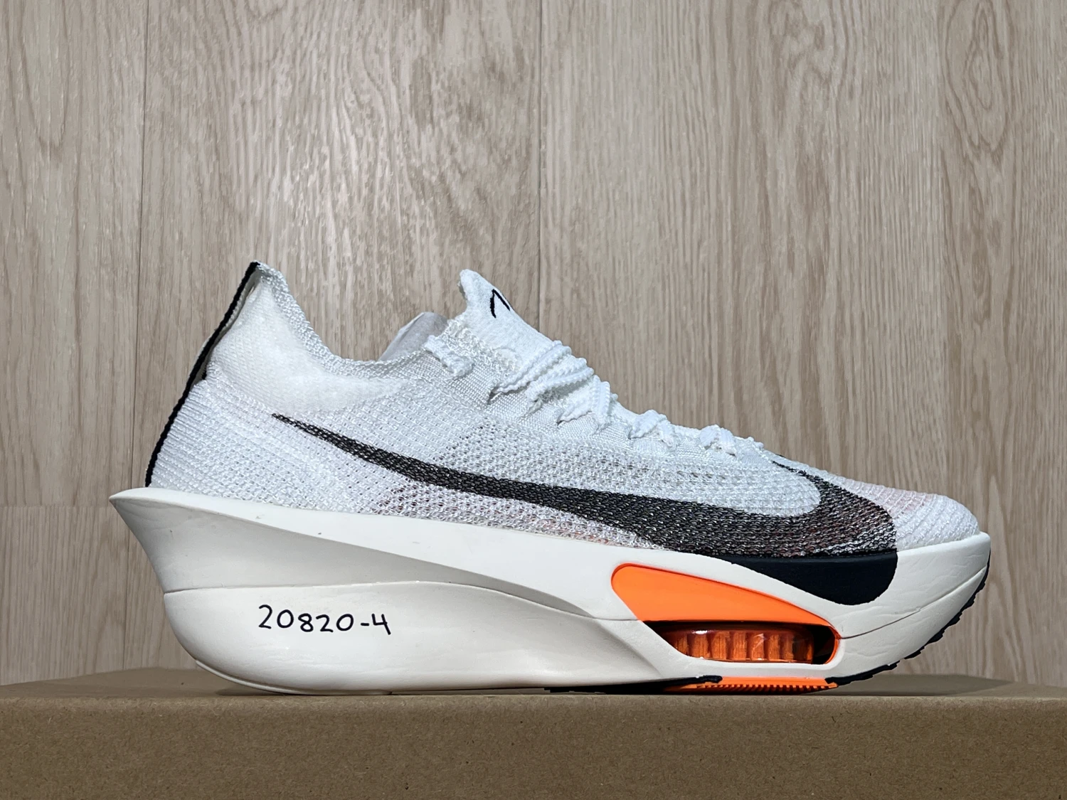 Nike Air Zoom Racing Sneakers – White Black Orange