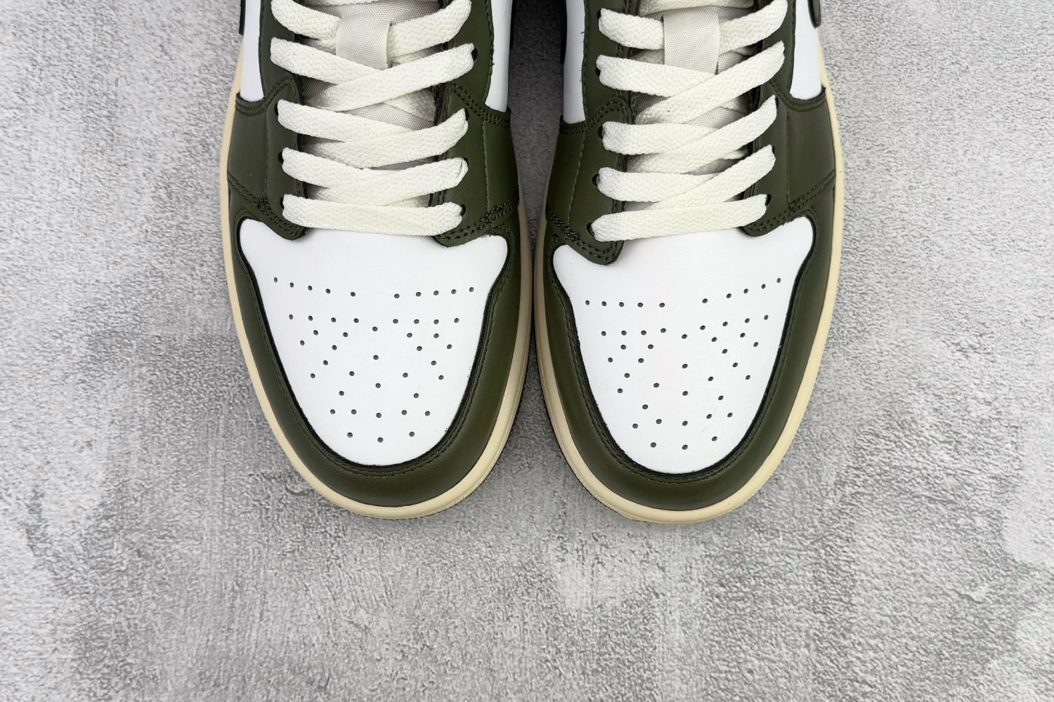 Air Jordan Low Olive Green White
