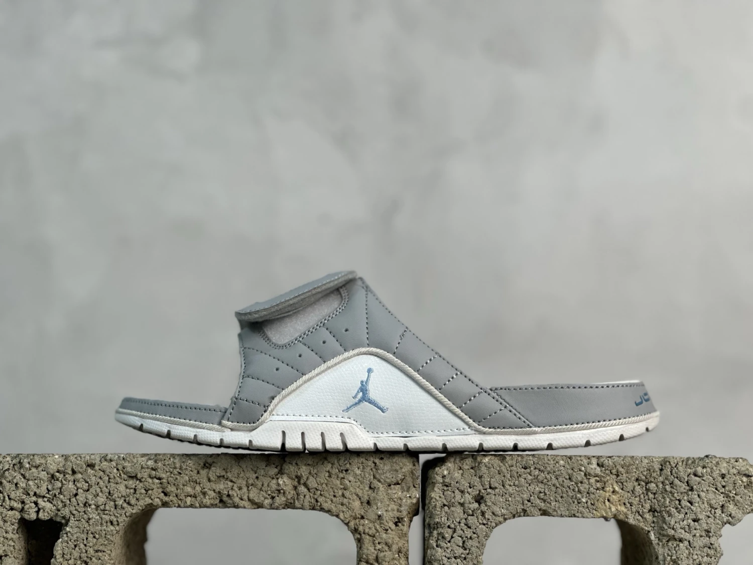 Jordan Hydro Slide "Grey, White & Navy" Comfort Sandals