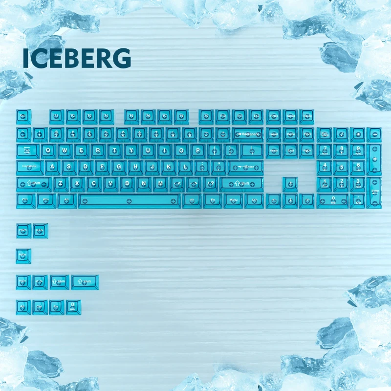 Crystal MDA Keycap Set