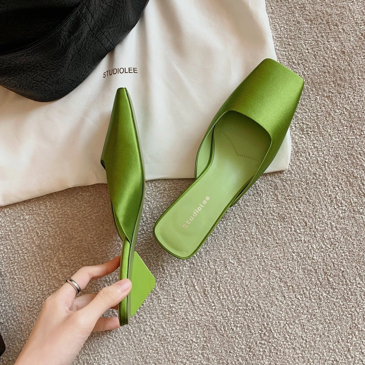 Chic Shallow Toe Cover Mules
