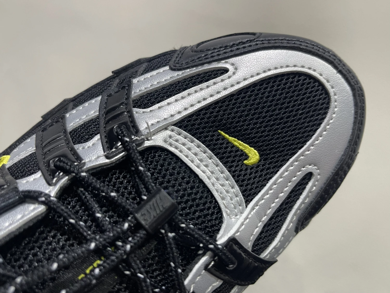 Nike Bomberman Series Sneakers – Black, Silver & Volt Yellow
