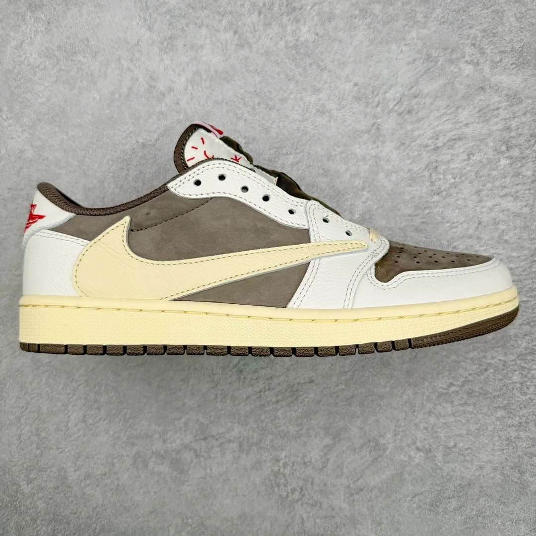 Nike Air Jordan 1 Low "Grey/White" Lifestyle Sneakers