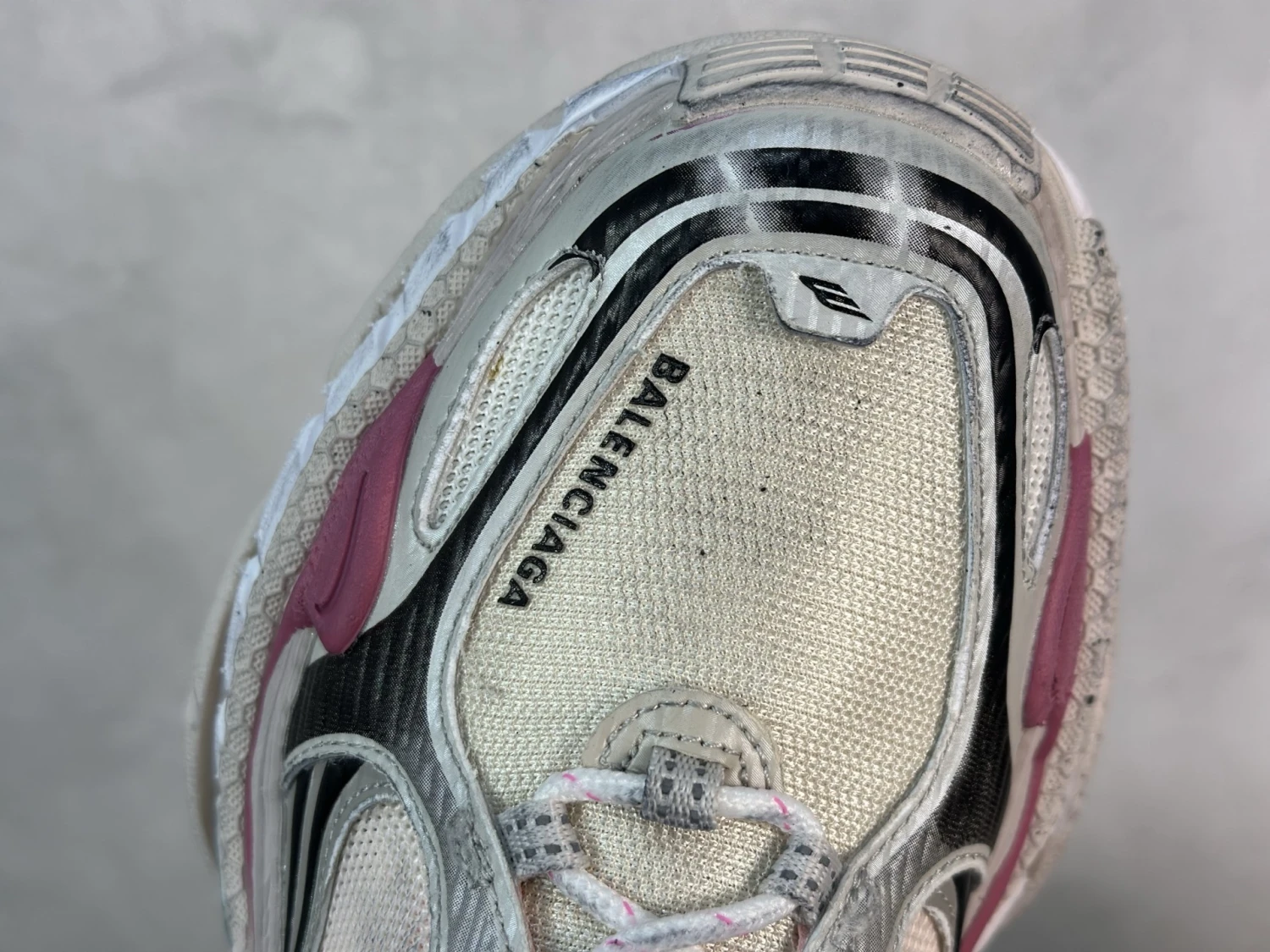 Balenciaga Triple S Pink Silver Luxury Designer Sneaker