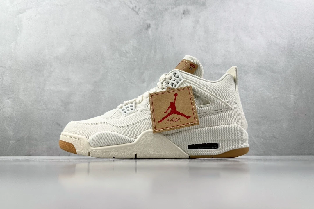 Jordan Sneakers White Canvas Edition