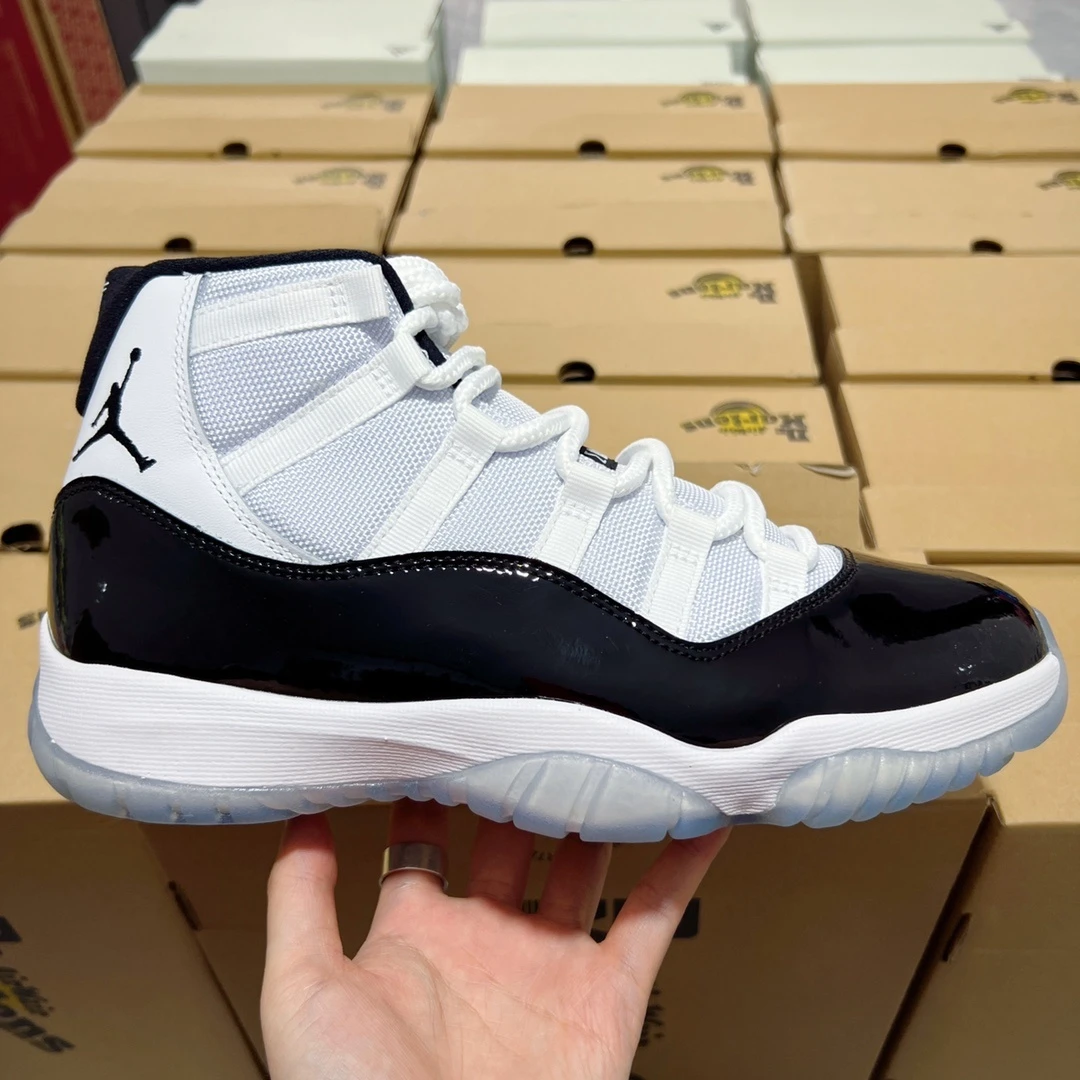 Air Jordan 11 Retro Sneakers – White/Black/Royal Blue