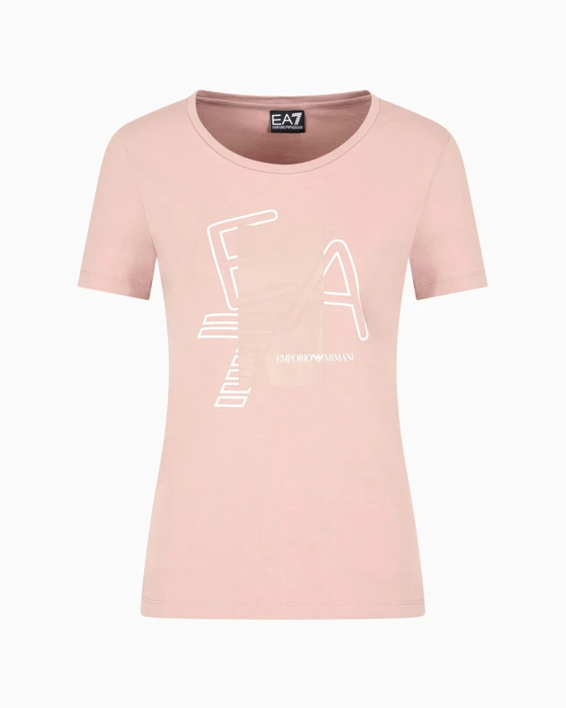 EA7 Women's Pink T-Shirt