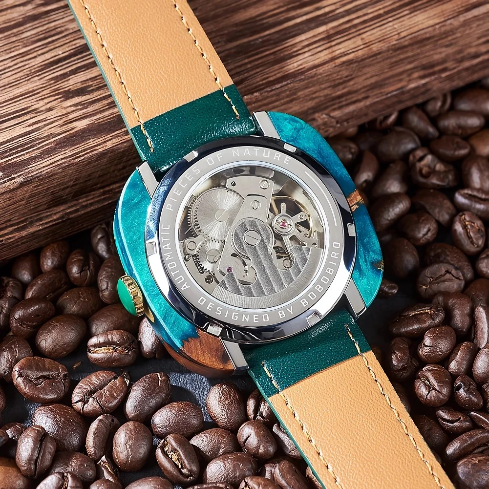 Men's Mechanical Wooden Watch