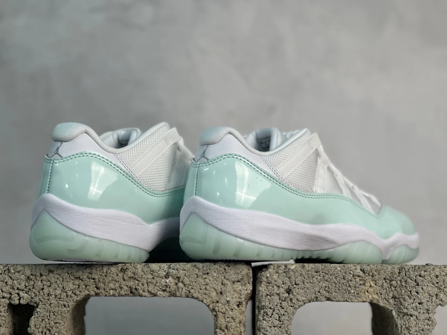 Air Jordan 11 Low "White Mint Green" Premium Sneakers