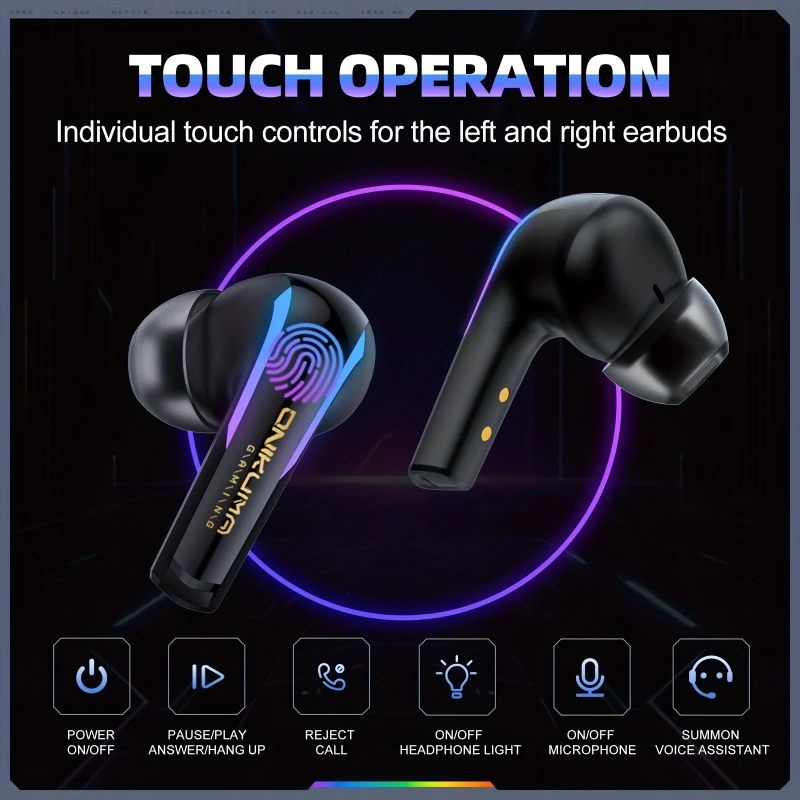 Wireless Bluetooth In-Ear Gaming Earbuds