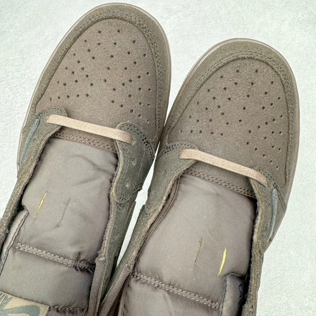 Nike Air Jordan 1 Low "Mocha Brown & Dark Brown" Premium Sneakers