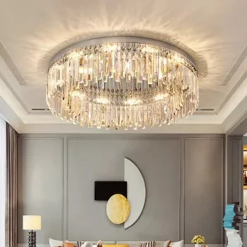 Crystal Round Ceiling Light