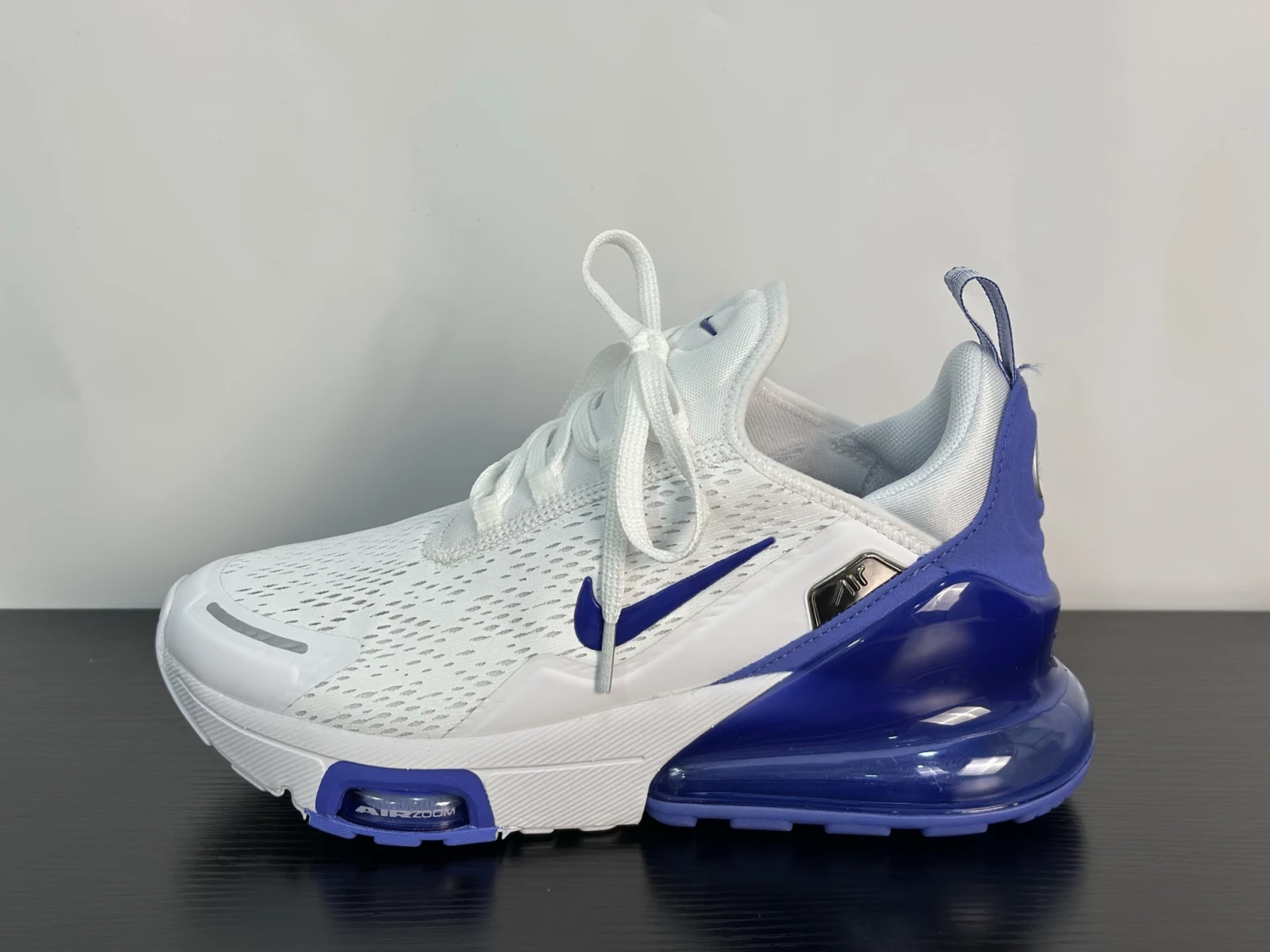 Nike Air Max 270 Sneakers – White & Royal Blue