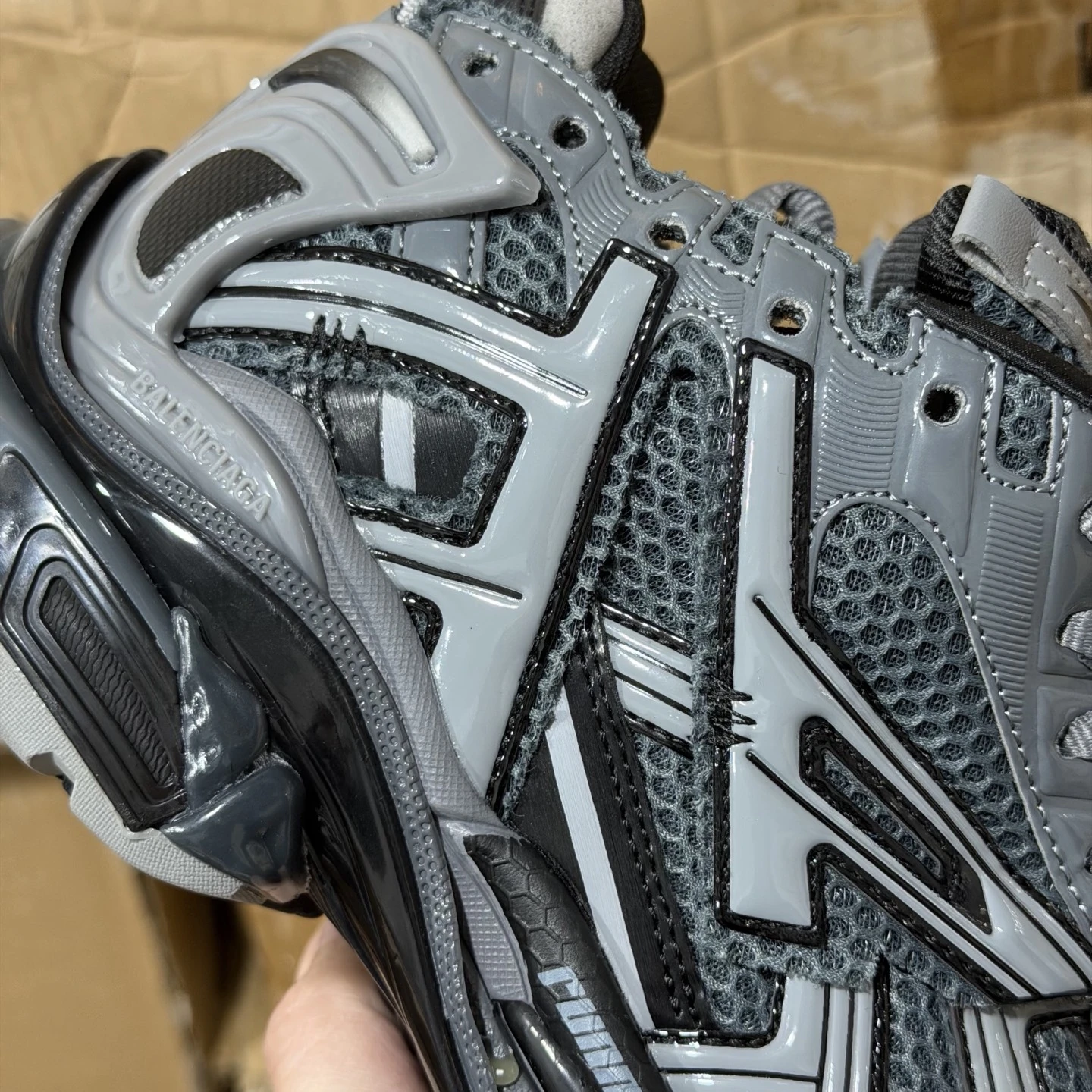 Balenciaga Track Sneaker – Gunmetal Grey Edition