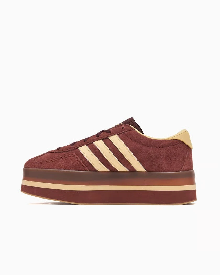 Adidas Originals Women's Gazelle Stack Platform Sneakers - Brown Suede