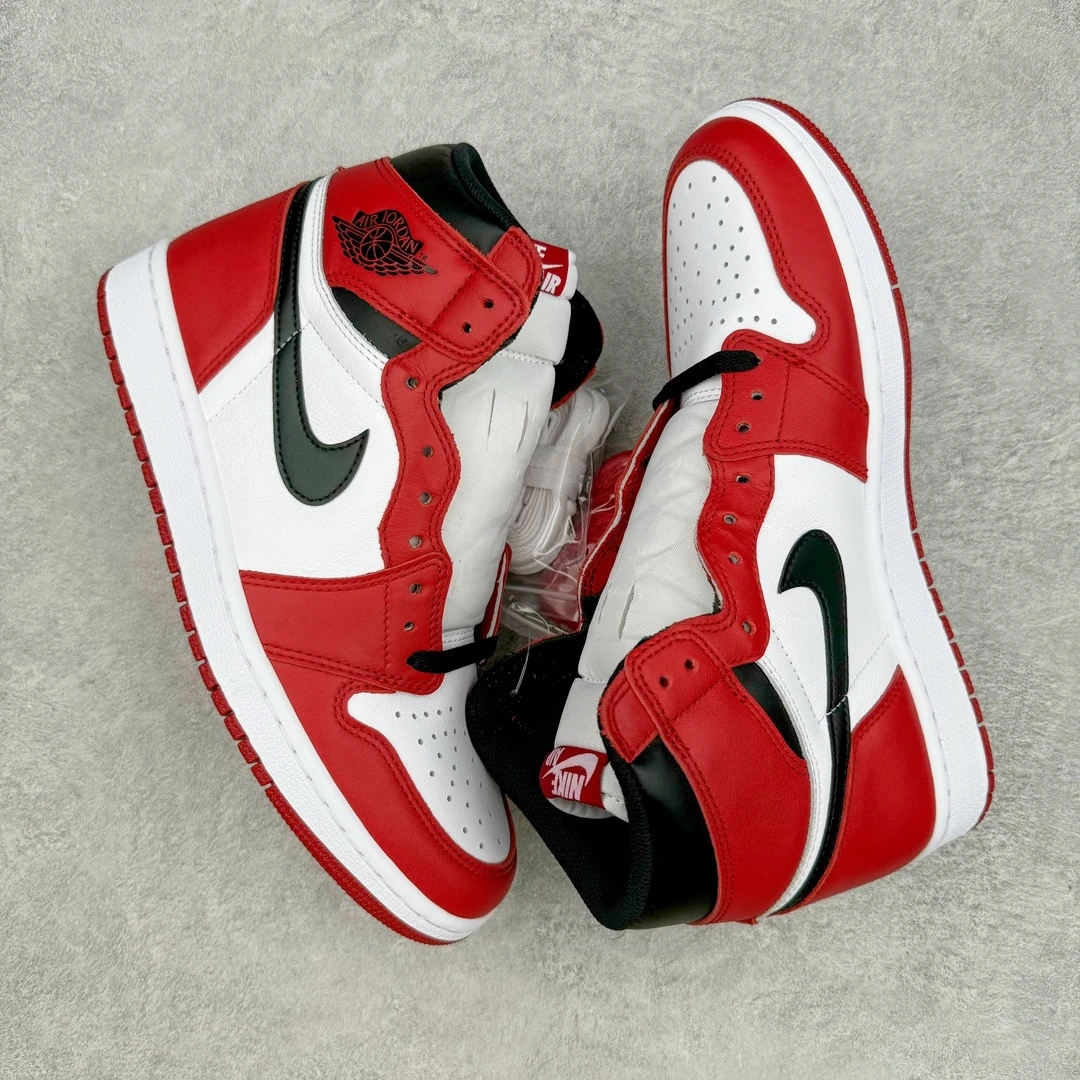 Nike Air Jordan 1 High "Varsity Red & White" Premium Sneakers