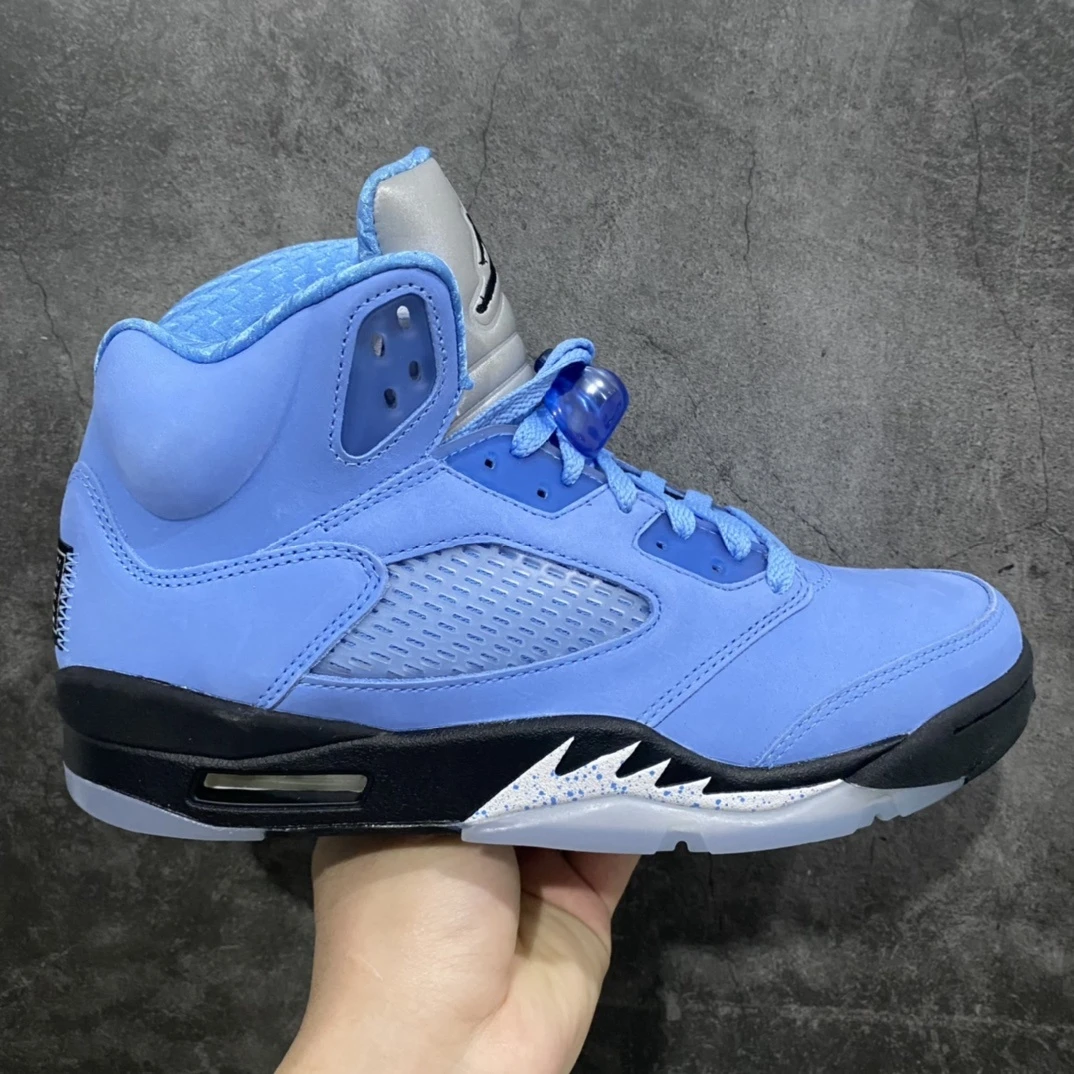 Air Jordan 5 Retro "University Blue" Sneakers – University Blue/Silver/Black