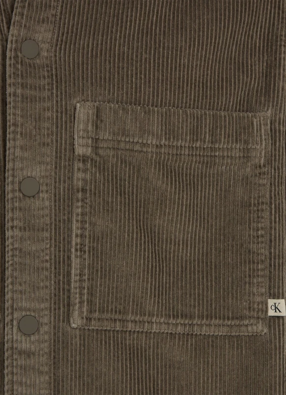 Calvin Klein Jeans Men’s Brown Classic Cotton Shirt – Fall/Winter Edition