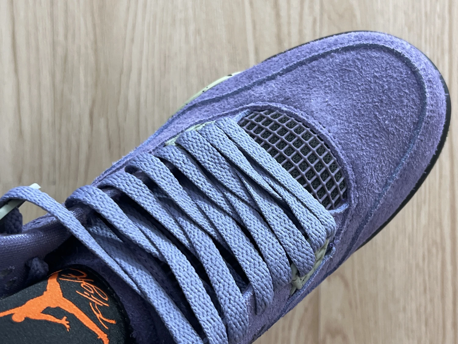 Air Jordan 4 Retro Purple Suede Basketball Sneaker