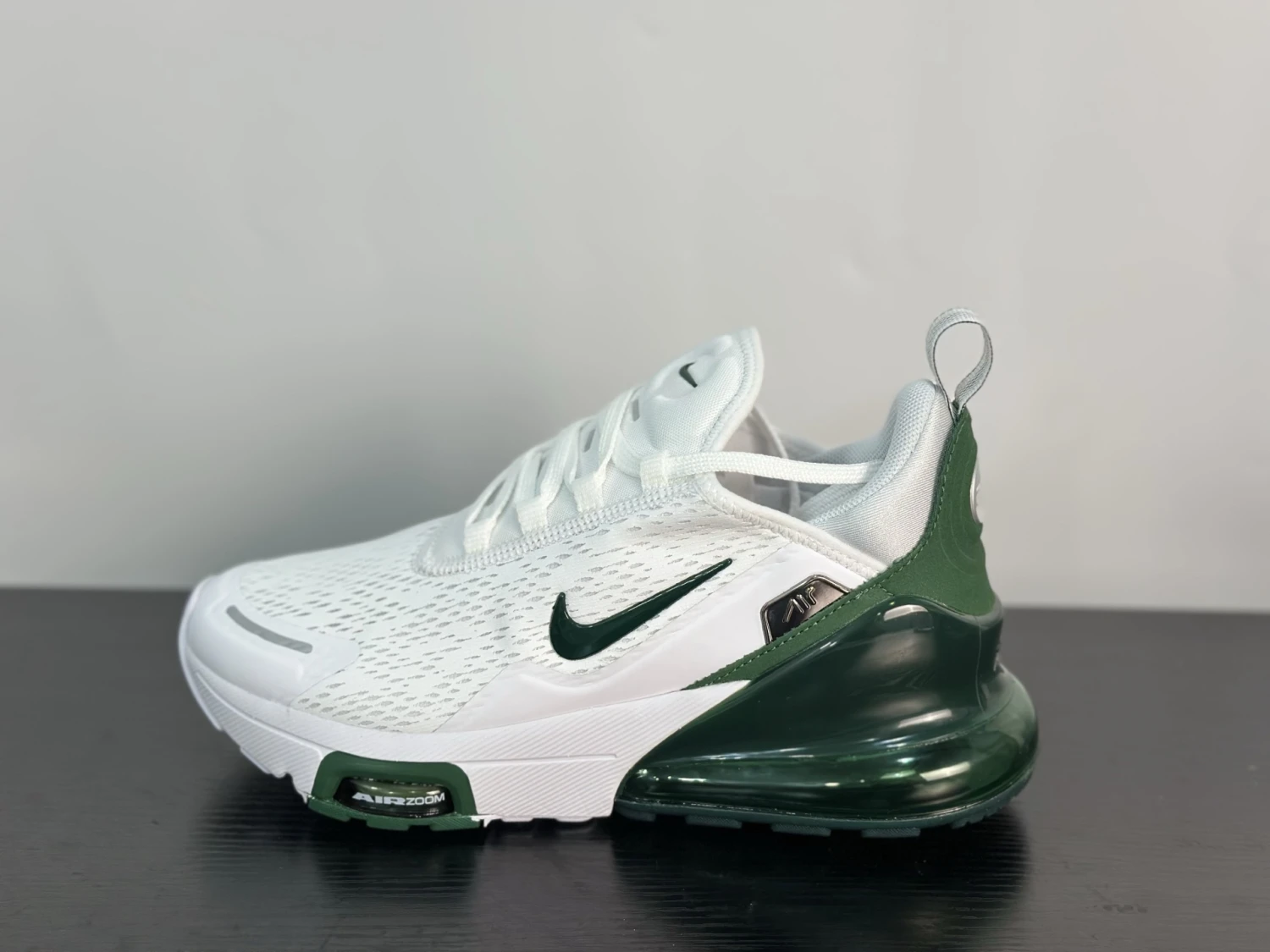 Nike Air Max 270 Sneakers – White & Forest Green