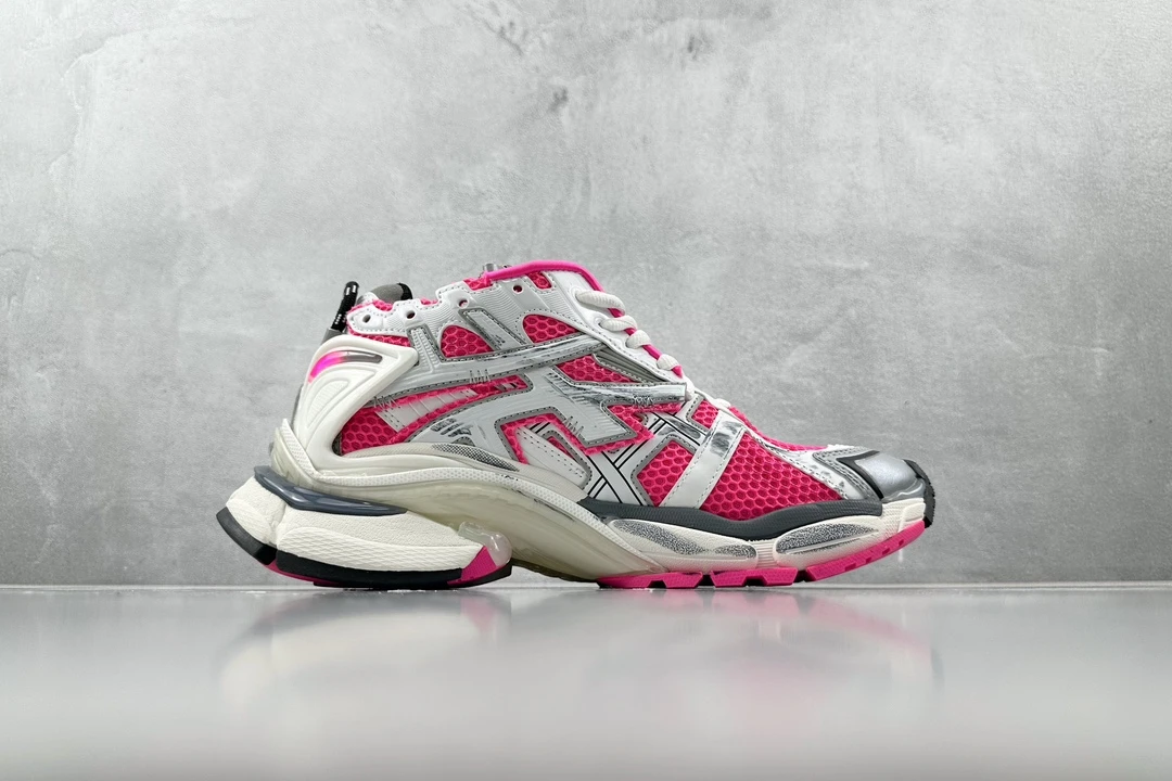 Balenciaga Runner White Hot Pink Designer Sneaker