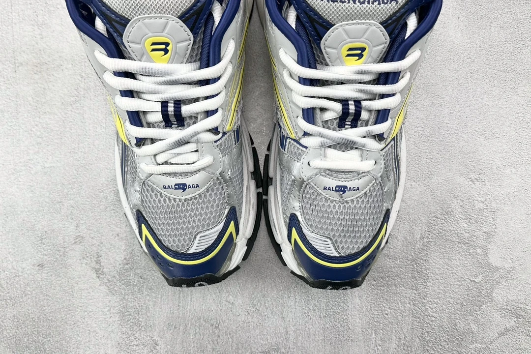 Balenciaga Runner Grey Navy Yellow Designer Sneaker