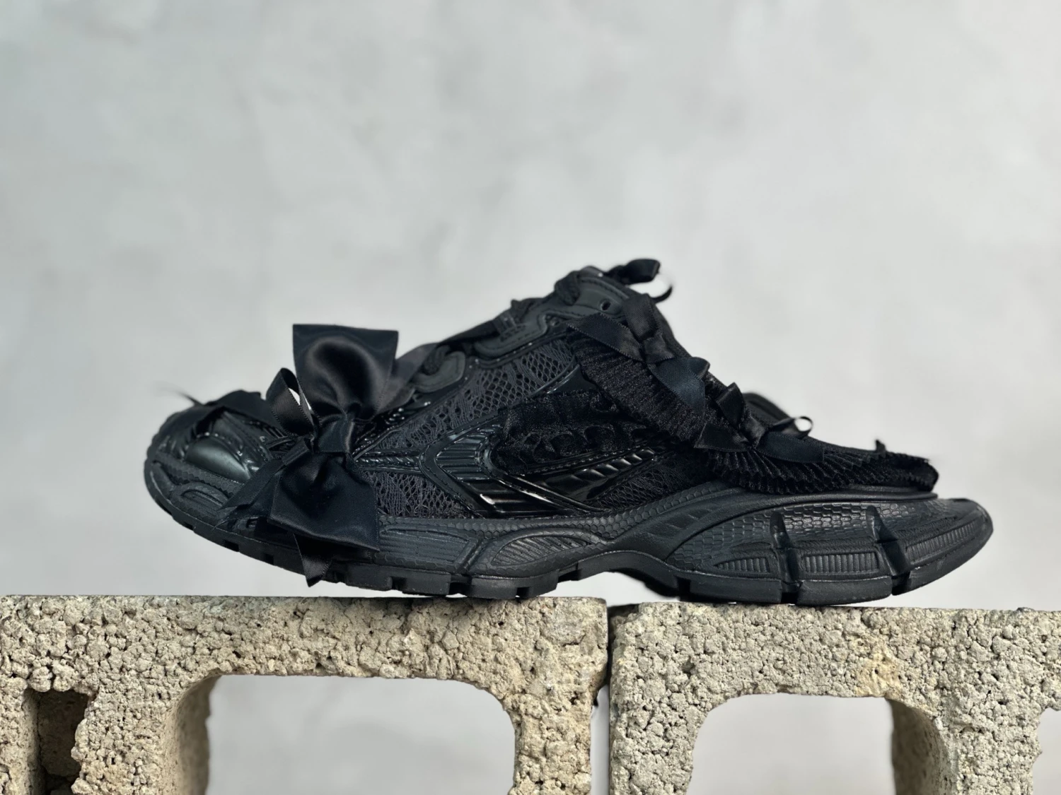 Balenciaga Runner Sneakers “Triple Black Ribbon Edition”