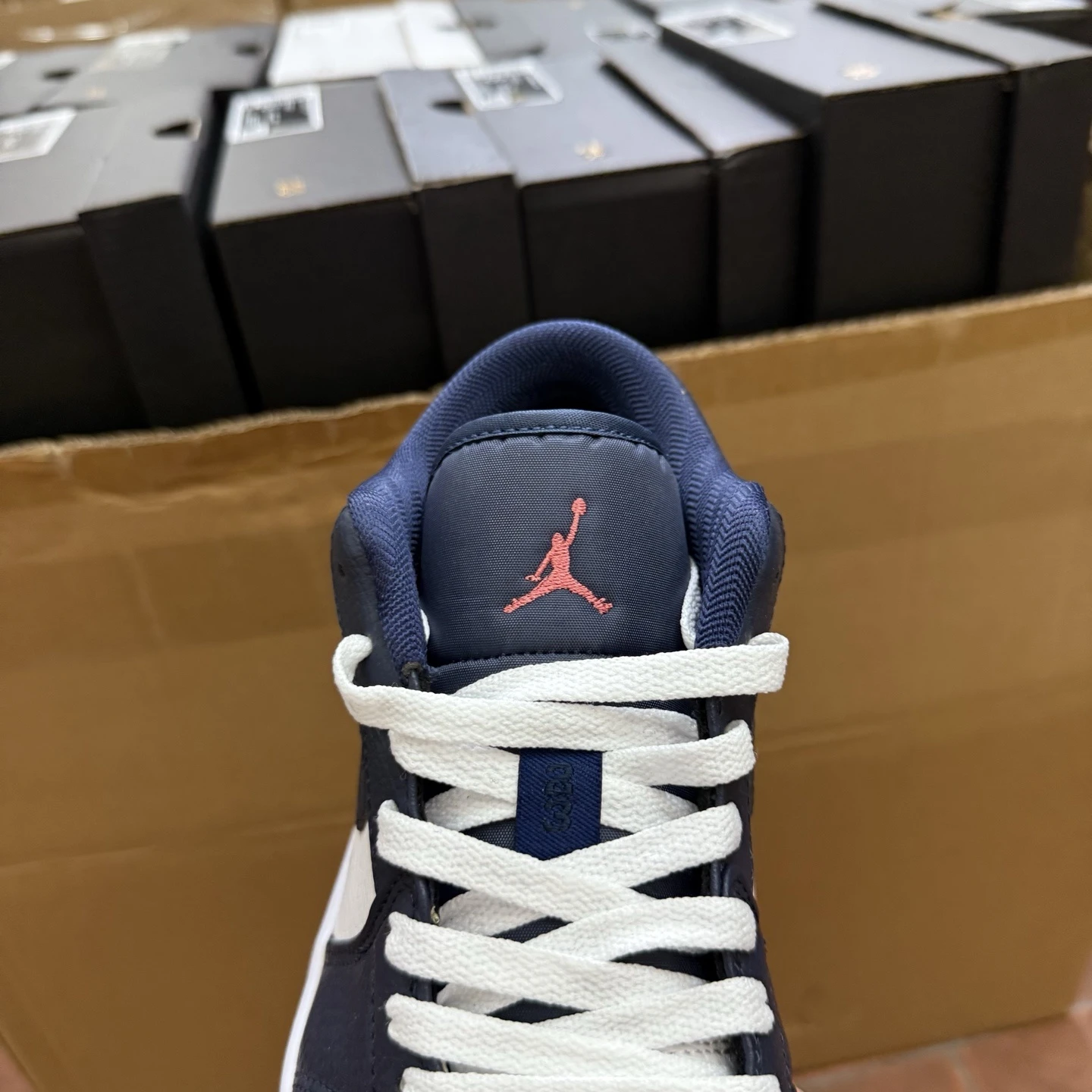 Air Jordan Low – Navy Blue & White