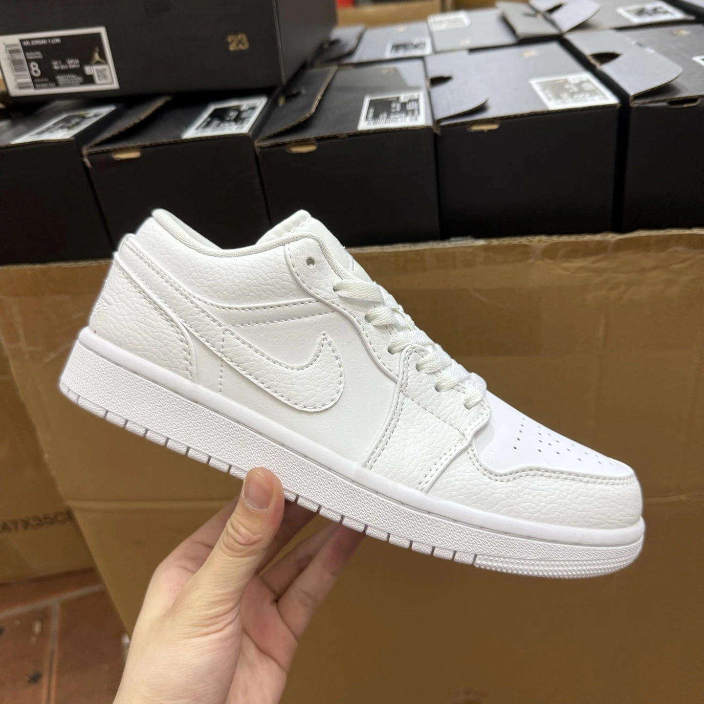 Air Jordan Low – Triple White Edition