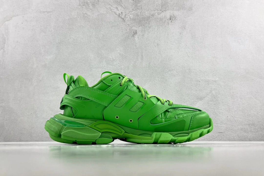 Balenciaga Track Sneaker – Neon Green Monochrome Edition