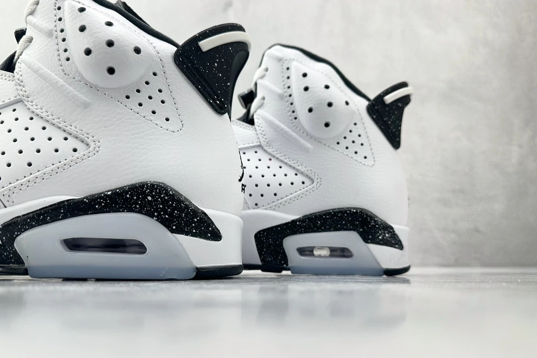 Air Jordan 6 "White Black" Premium Basketball Sneakers