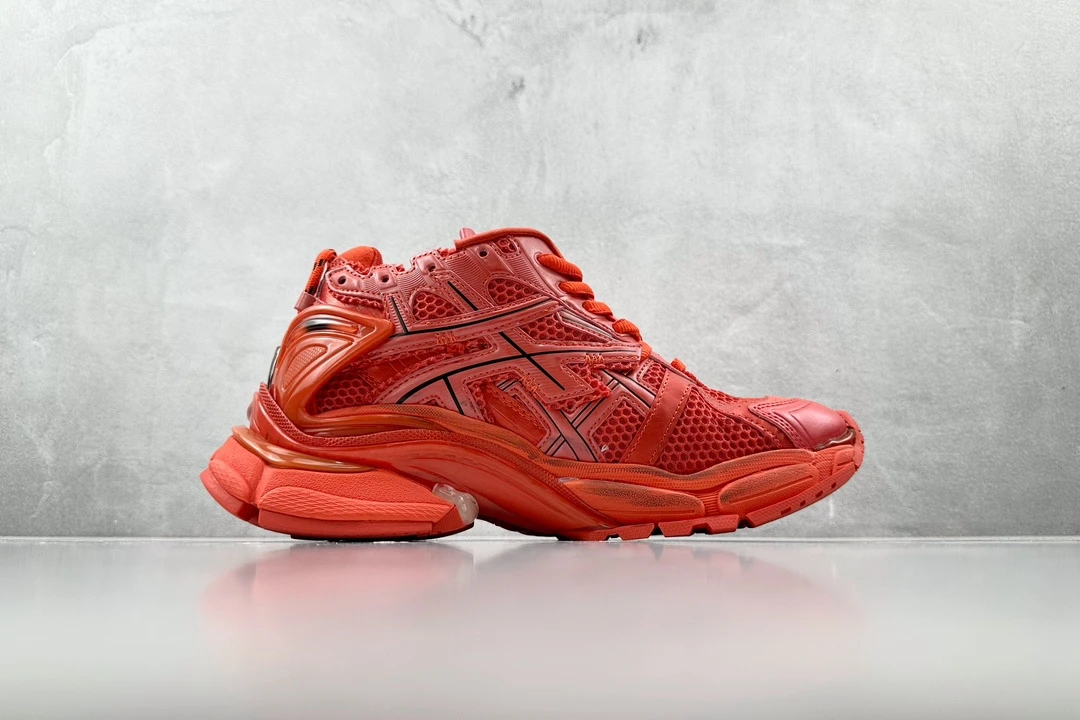 Balenciaga 3XL Coral Red Designer Sneaker