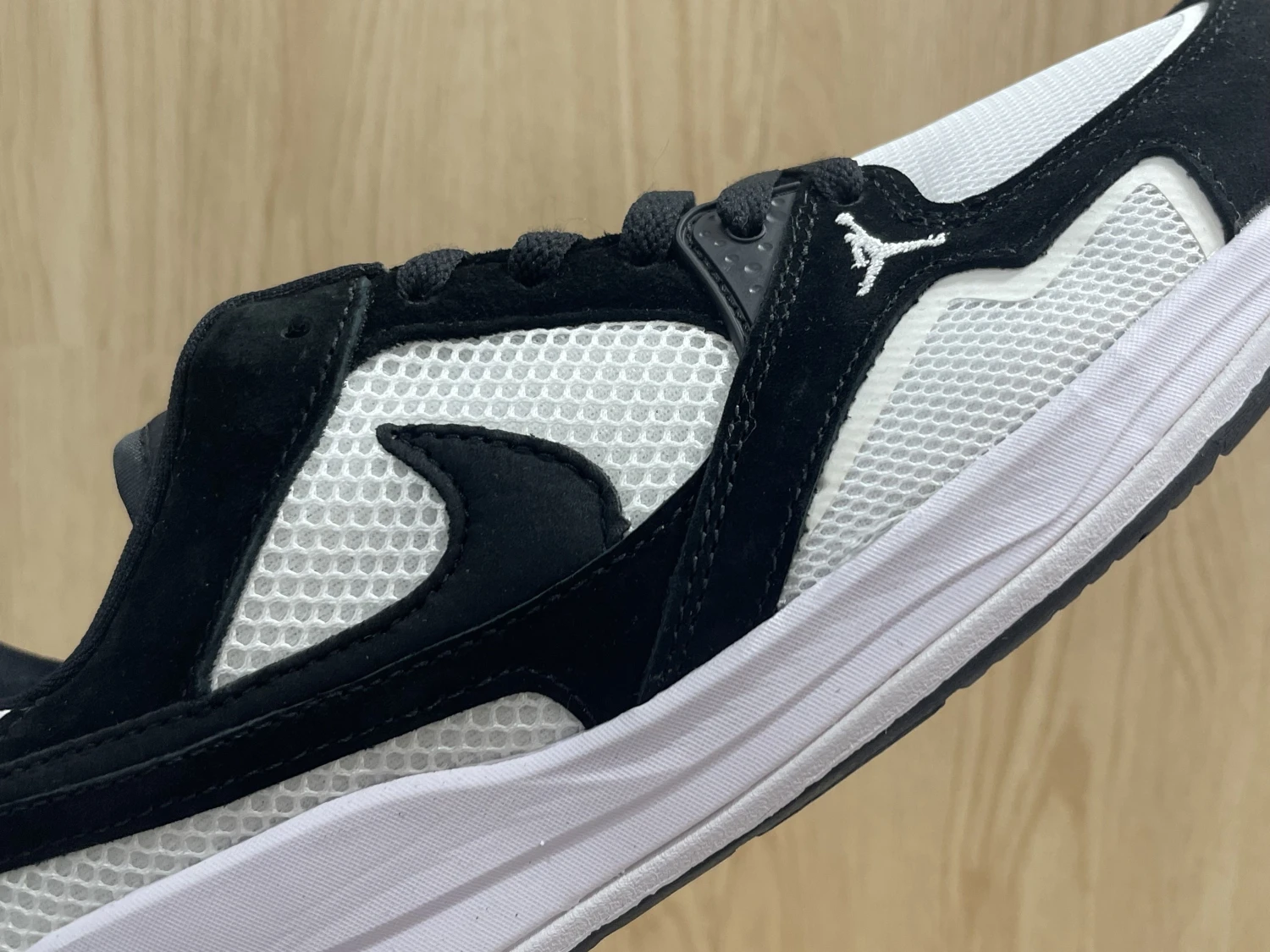 Nike Air Jordan Flight White & Black Mesh Lifestyle Sneaker