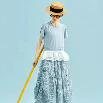 Summer Casual Patchwork Art Tee for Women