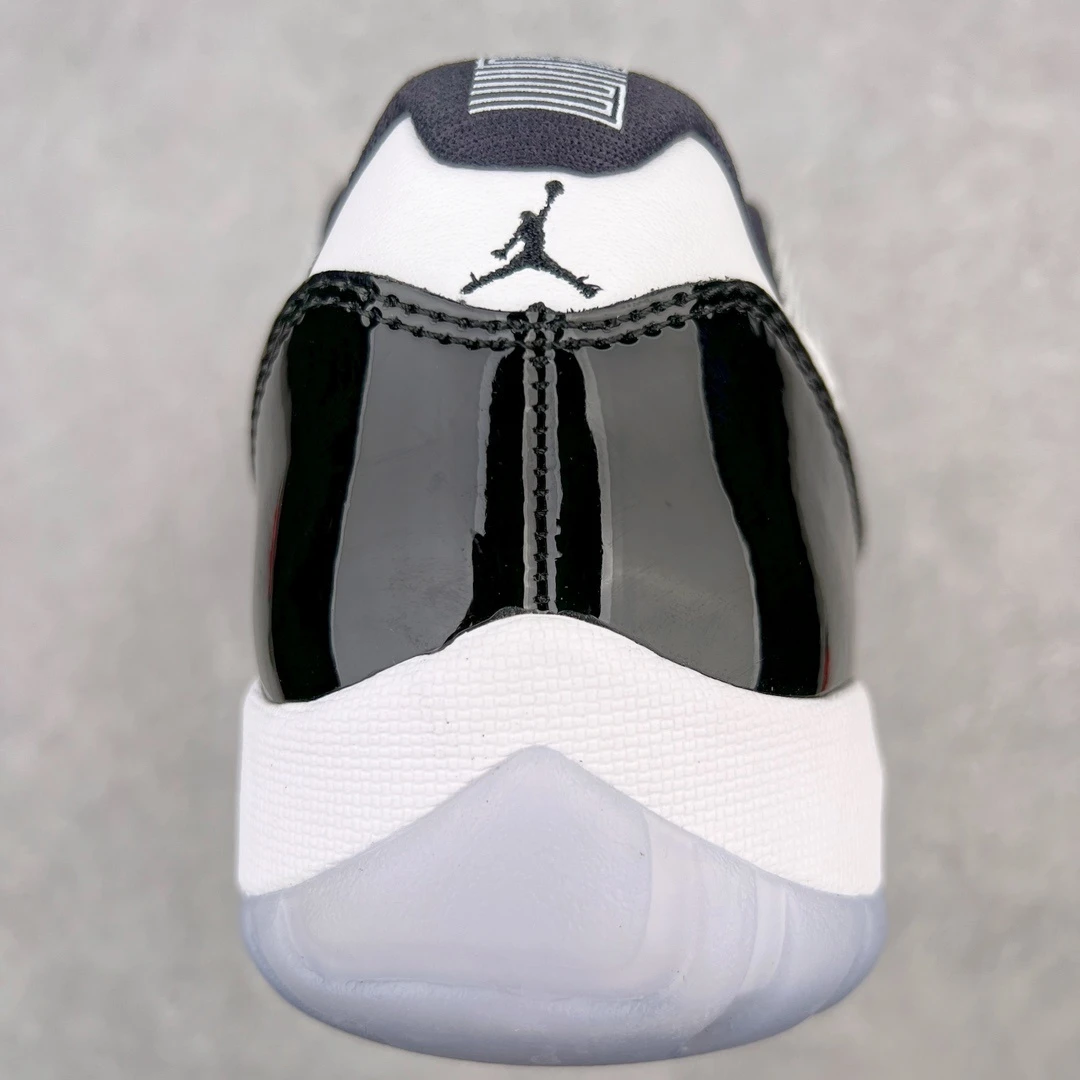 Air Jordan 11 Low "White, Black & Concord Purple" Premium Sneakers
