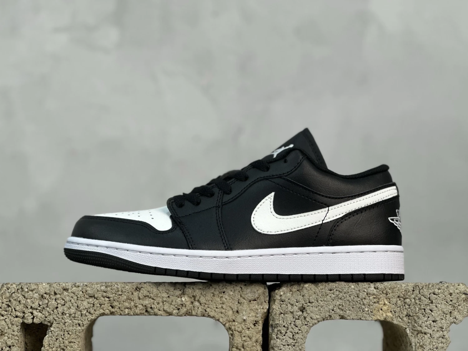 Air Jordan 1 Low – Black & White Retro Sneakers