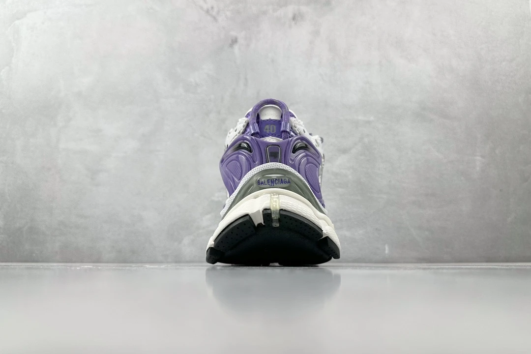 Balenciaga 3XL White Purple Designer Sneaker