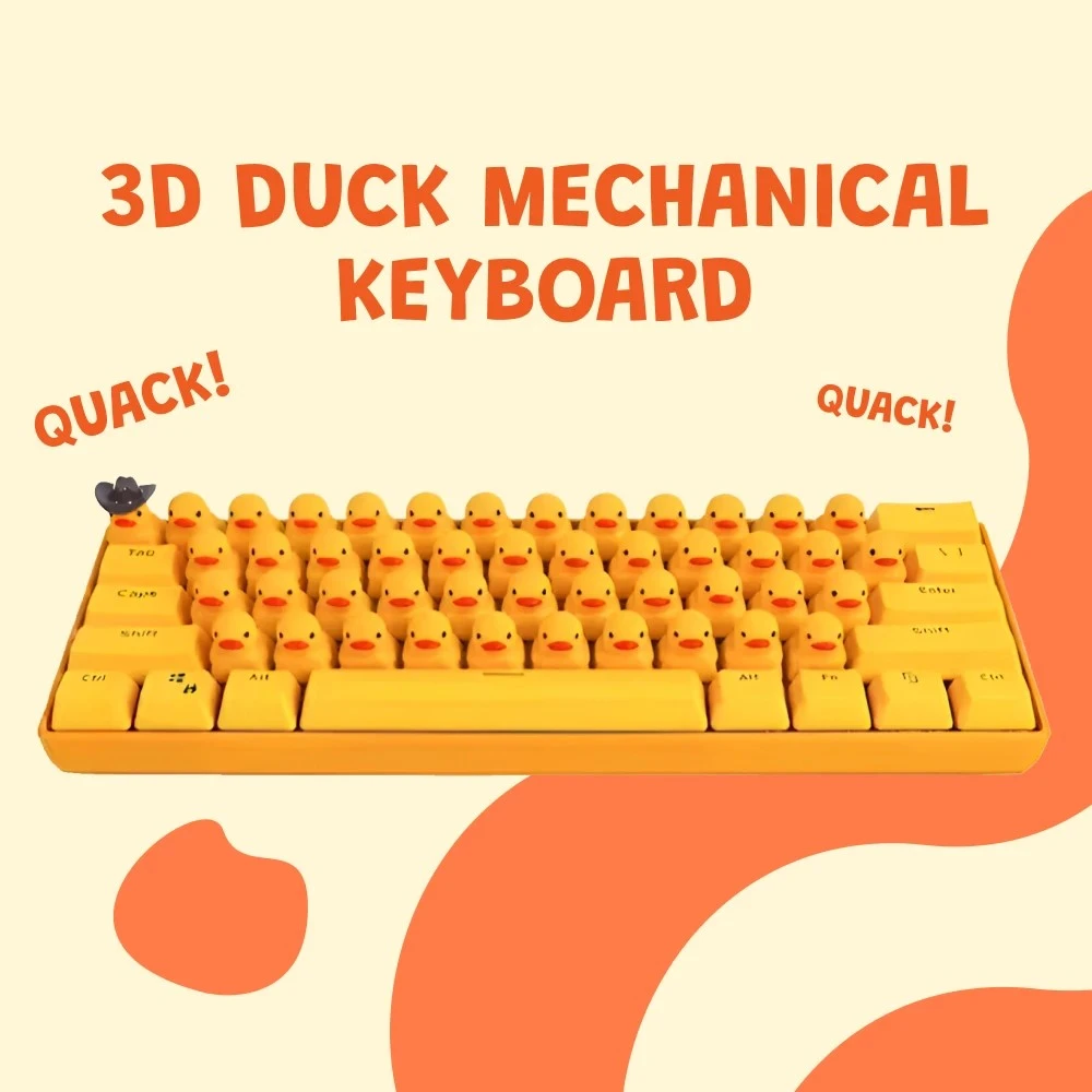 3D Duck Mechanical Keyboard