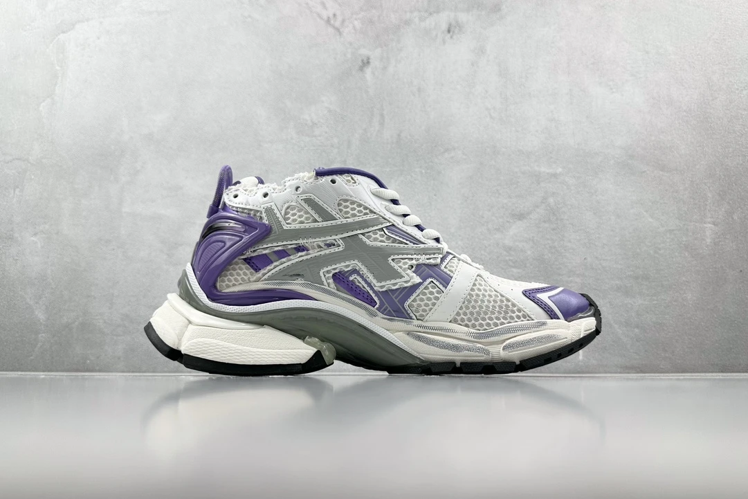 Balenciaga 3XL White Purple Designer Sneaker