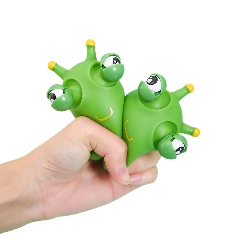 6-Pack Green Bug Eye Pop Fidget Toy